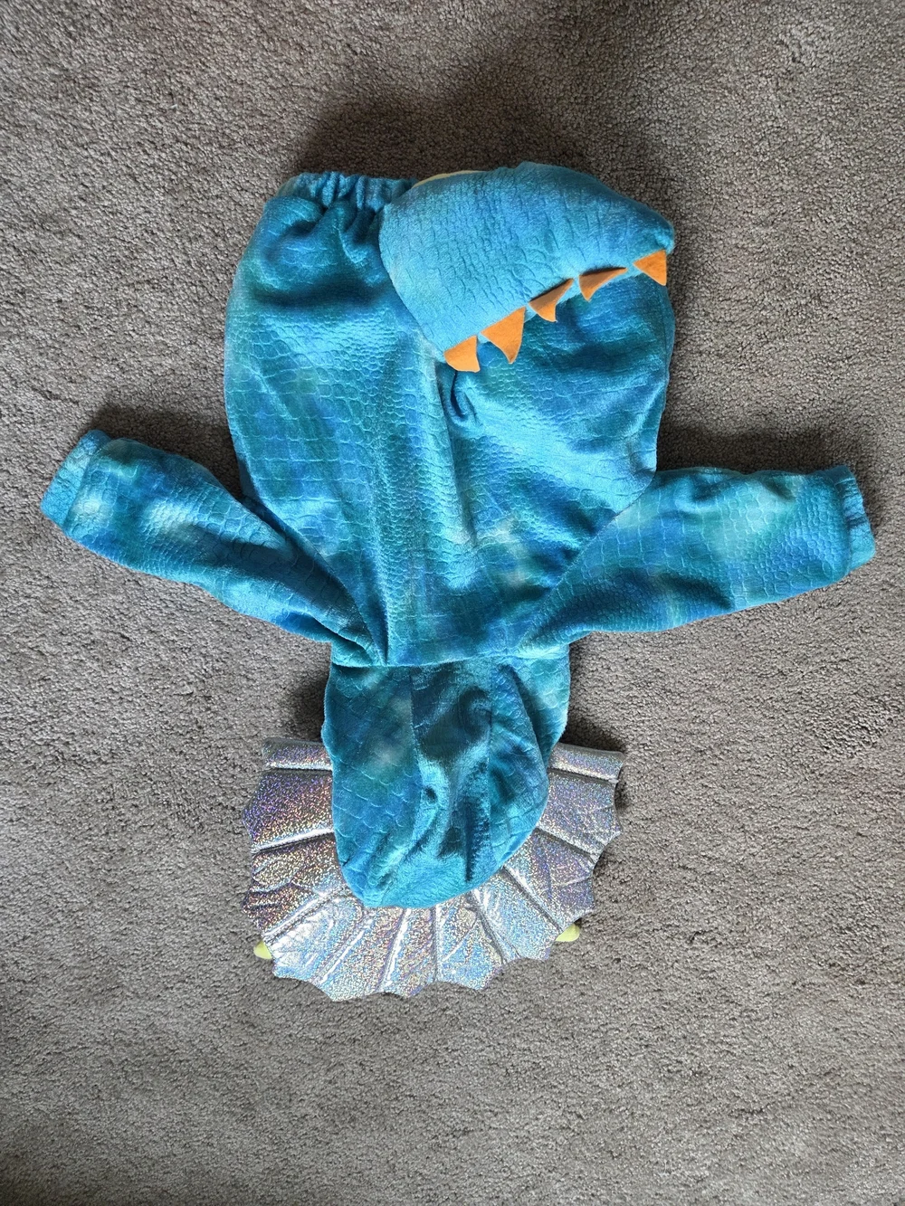 6 Months Baby Blue Triceratops Costume